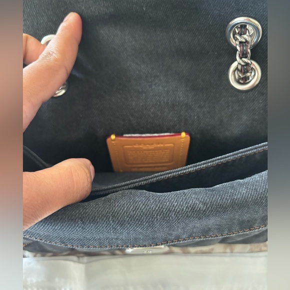 Coach quilted tabby 20 denim - Picture 2 of 4